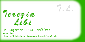 terezia libi business card